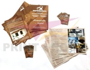 Διαφημιστικά φυλλάδια και εταιρικές κάρτες