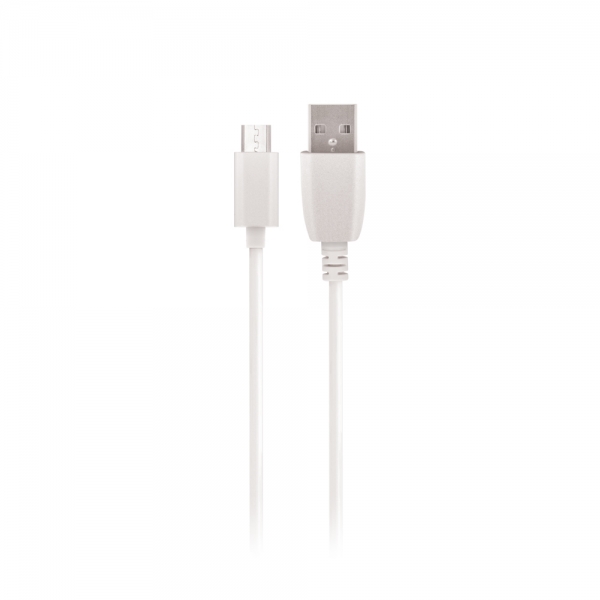 Καλώδιο USB to MICRO USB data cable Maxlife - 1m 3A Λευκό