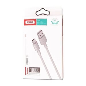 Καλώδιο Φόρτισης USB to LIGHTNING data cable XO Simple is Beauty - 1m 2.4A Λευκό