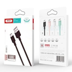 Καλώδιο Φόρτισης USB to MICRO USB data cable XO Simple is Beauty - 1m 2.4A Μαύρο