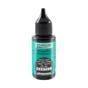 Μελάνι σφραγίδας Stanger 25 ml - Μαύρο
