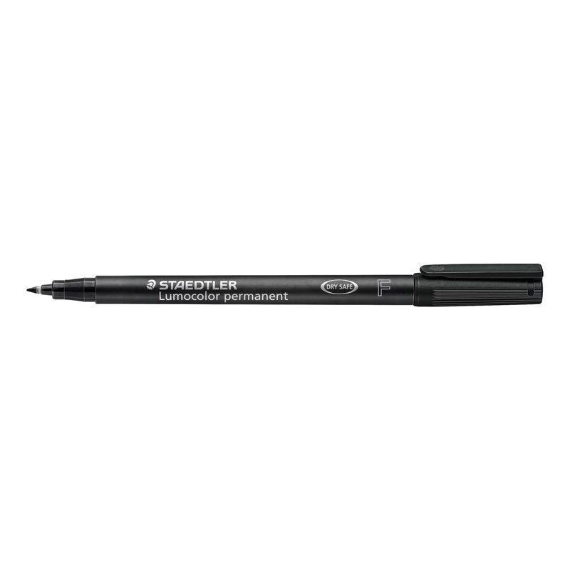 Ανεξίτηλος Μαρκαδόρος Lumocolor Staedtler Fine - Μαύρο