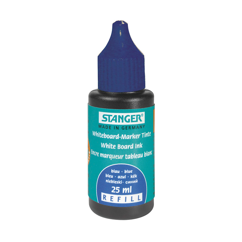 Μελάνι για μαρκαδόρους ασπροπίνακα Stanger 25 ml - Μπλε