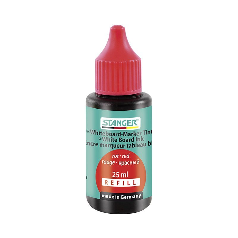 Μελάνι για μαρκαδόρους ασπροπίνακα Stanger 25 ml - Κόκκινο