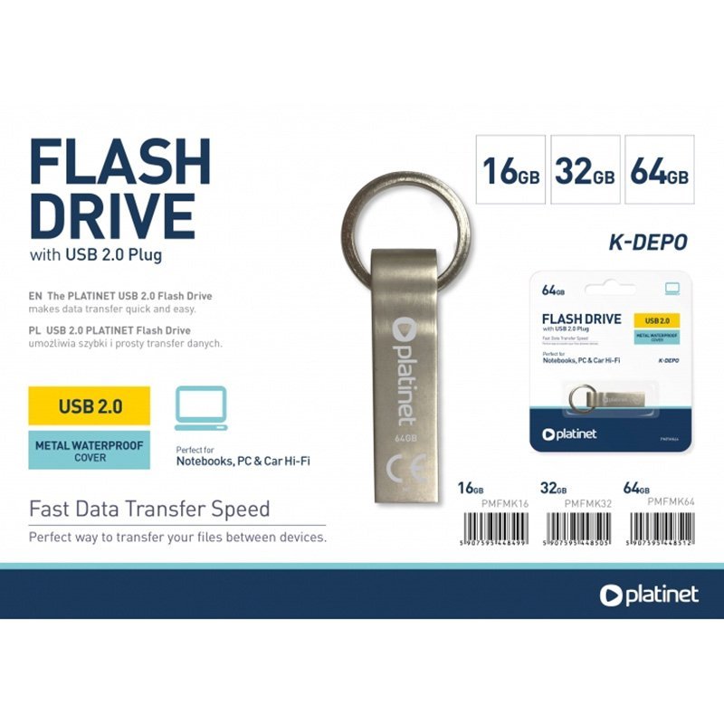Platinet K-Depo 32GB USB Flash Drive 2.0