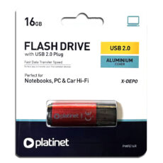 Platinet X-depo 16GB USB Flash Drive 2.0 - Κόκκινο