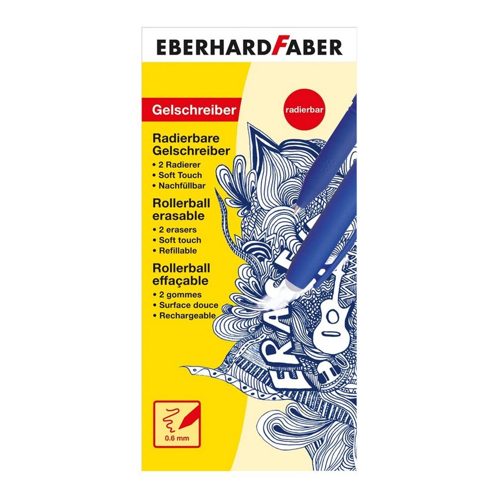 Στυλό που σβήνει Eberhard Faber Erase it! Soft Touch 0,7 mm Gel - Μπλε