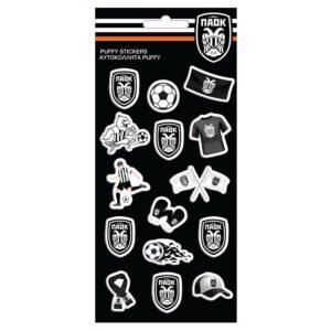 Αυτοκόλλητα ΠΑΟΚ Puffy Stickers