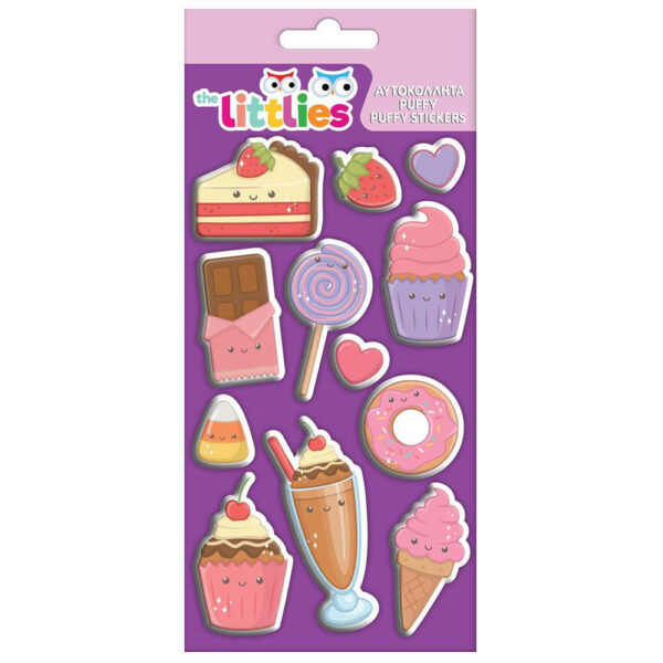Αυτοκόλλητα Γλυκά Sweets Puffy Stickers