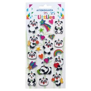 Αυτοκόλλητα Panda Puffy Stickers