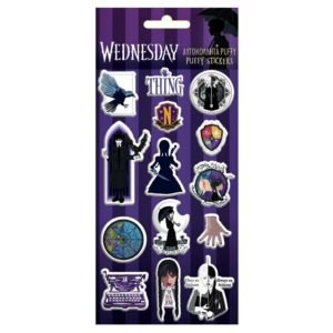 Αυτοκόλλητα Wednesday Puffy Stickers