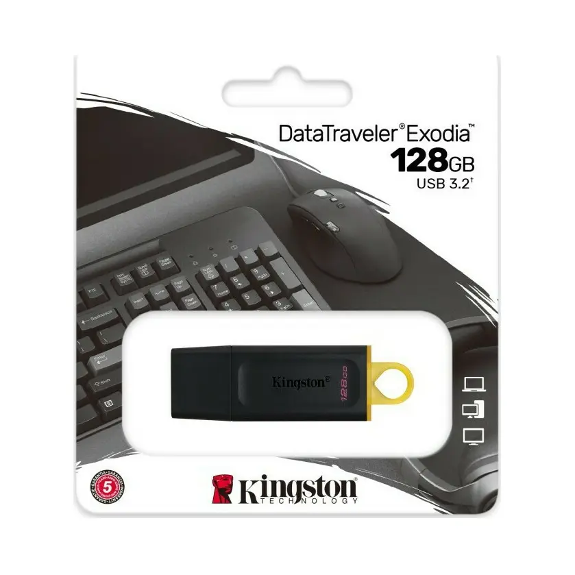Στικάκι USB Kingston Flash Drive DataTraveler Exodia 128GB
