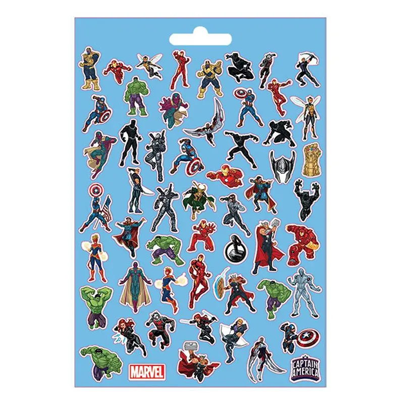 Αυτοκόλλητα Marvel Avengers σε μπλοκ 14,5x21,5 cm - 300 τεμ.