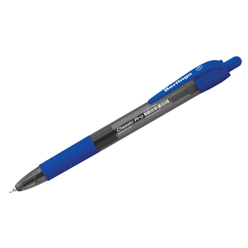 Berlingo Classic Pro Στυλό με κουμπί 0.7mm (Μπλε)
